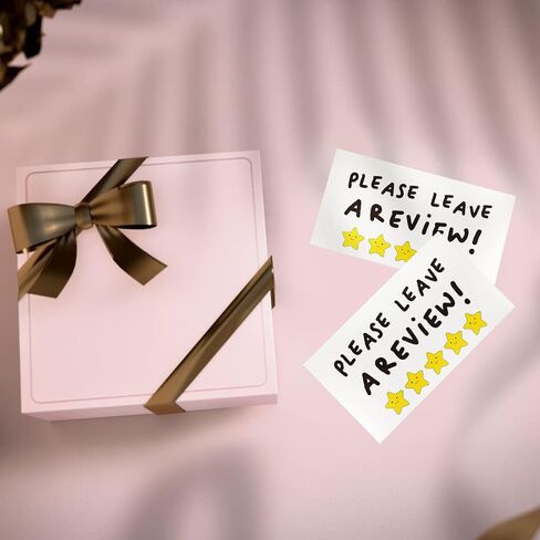 100 Mini Please Leave A Review Business Thank You Cards Shopping Purchase Greeting Cards to Customer Appreciation Cards for Small Business Owners Package Inserts in Saudi Arabia