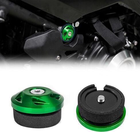 سدادات إطار الدراجة النارية أغطية أغطية الثقب المزخرفة متوافقة مع ملحقات الدراجة النارية Kawasaki Ninja 400 Z400 عملية الألومنيوم باستخدام الحاسب الآلي in Kuwait