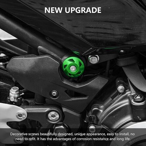 سدادات إطار الدراجة النارية أغطية أغطية الثقب المزخرفة متوافقة مع ملحقات الدراجة النارية Kawasaki Ninja 400 Z400 عملية الألومنيوم باستخدام الحاسب الآلي in Kuwait