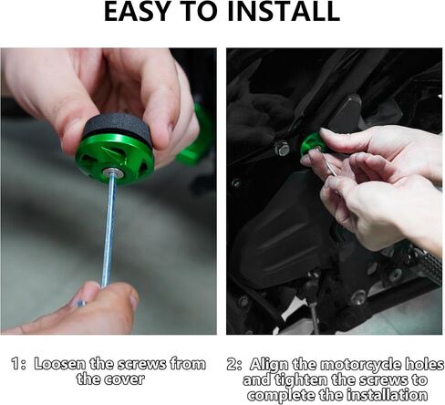 سدادات إطار الدراجة النارية أغطية أغطية الثقب المزخرفة متوافقة مع ملحقات الدراجة النارية Kawasaki Ninja 400 Z400 عملية الألومنيوم باستخدام الحاسب الآلي in Kuwait