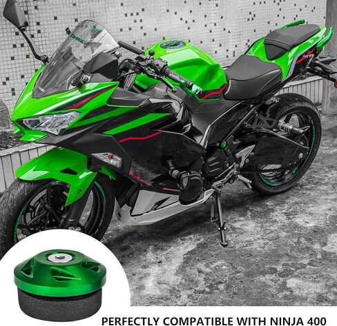 سدادات إطار الدراجة النارية أغطية أغطية الثقب المزخرفة متوافقة مع ملحقات الدراجة النارية Kawasaki Ninja 400 Z400 عملية الألومنيوم باستخدام الحاسب الآلي in Kuwait