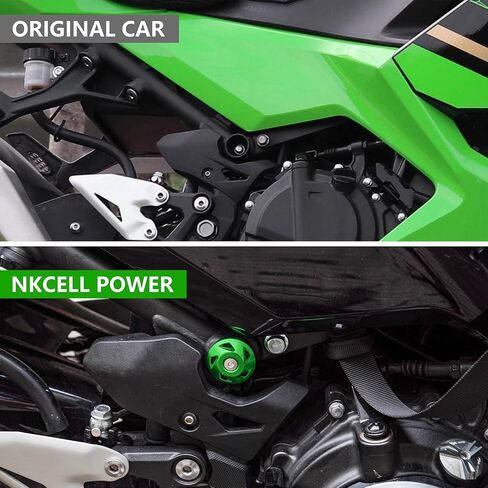 سدادات إطار الدراجة النارية أغطية أغطية الثقب المزخرفة متوافقة مع ملحقات الدراجة النارية Kawasaki Ninja 400 Z400 عملية الألومنيوم باستخدام الحاسب الآلي in Kuwait