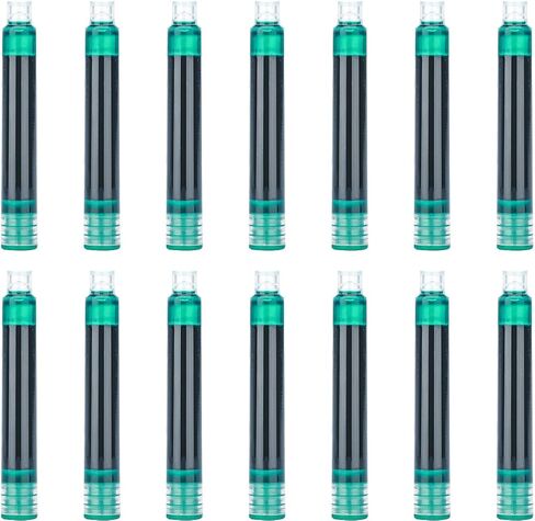 Gullor 35 Pieces Fountain Pen Ink Cartridges with Storage Box, Pen Refills, International Standard Size 2.6 mm Bore Diameter in Saudi Arabia
