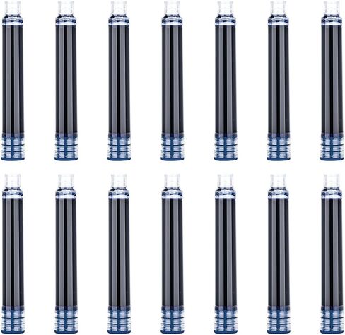 Gullor 35 Pieces Fountain Pen Ink Cartridges with Storage Box, Pen Refills, International Standard Size 2.6 mm Bore Diameter in Saudi Arabia
