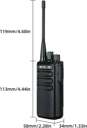 Retevis RB29 2 Way Radio for Adults, Heavy Duty Walkie Talkies with Earpieces, Strong Compatibility, USB Charger, Hands Free Two Way Radio for Warehouse Education Commercial (10 Pack) in Saudi Arabia