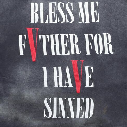 Chainsaw Man Unisex Hoodies Smoke V Letter Graphic Rapper Gothic Skull Angel Cotton Pullover Hooded Sweatshirt in Kuwait