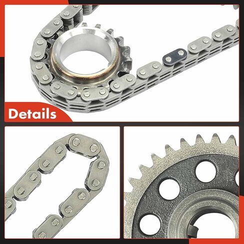 A-Premium 3PCS Engine Timing Chain Kit W/Sprocket Compatible with Ford, Mazda & Mercury - Taurus 1999-2007, Ranger 1999-2008, Windstar 1999-2000, B3000 1999-2008, Sable 1999-2005 - V6 3.0L in Saudi Arabia