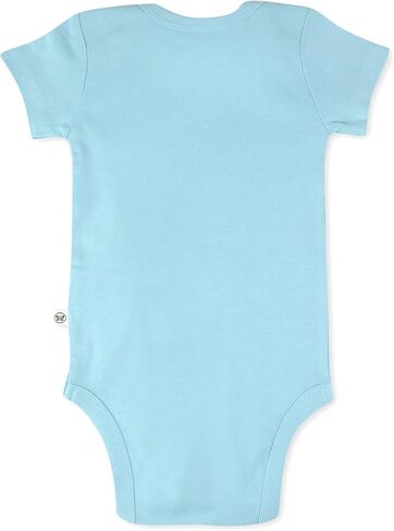Honestbaby 10-Pack Short Sleeve Bodysuits One-Piece 100% Organic Cotton for Infant Baby Boys, Girls, Unisex in Kuwait