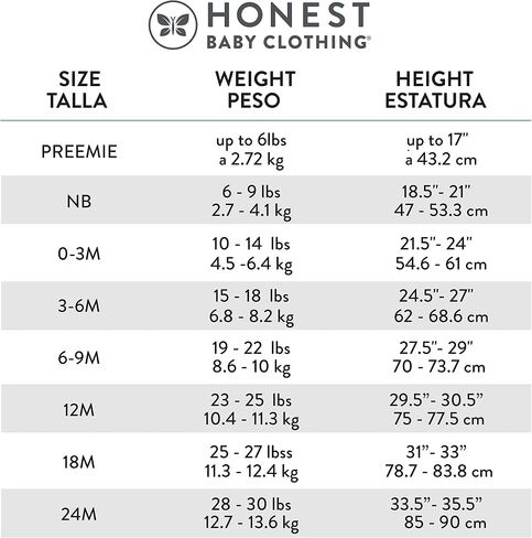 Honestbaby 10-Pack Short Sleeve Bodysuits One-Piece 100% Organic Cotton for Infant Baby Boys, Girls, Unisex in Kuwait
