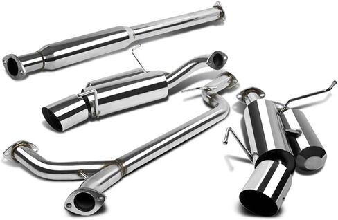 DNA MOTORING CBE-TSX Stainless Steel Cat Back Exhaust System [Compatible with 04-08 Acura TSX CL9 2.4L] in Saudi Arabia