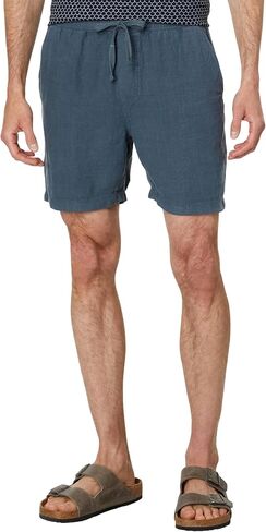 Faherty Men's Essential Linen Drawstring Shorts 6" in Saudi Arabia
