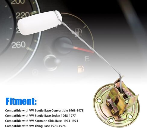 113919049D وحدة إرسال مقياس خزان الوقود مع الختم والمسامير المتوافقة مع وحدة إرسال خزان الوقود VW Beetle Thing Karmann GHIA وحدة إرسال مستوى الوقود in Kuwait
