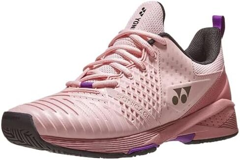 YONEX Power Cushion Sonicage3 Women SHTS3LACEX (Pink Beige) (us_Footwear_Size_System, Adult, Women, Numeric, Medium, Numeric_6_Point_5) in Saudi Arabia