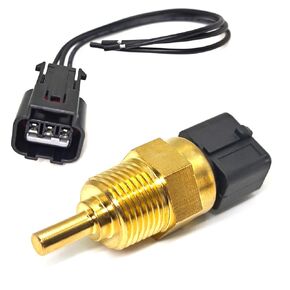 39220-38030 Engine Coolant Temperature Sensor with Connector Pigtail Harness Compatible with Hyundai Kia Accent Elantra Sedona Sorento Soul Optima Tiburon Tucson Replaces 39220-38020 39230-26700
