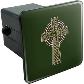 GRAPHICS & MORE Celtic Christian Cross Irish Ireland Tow Trailer Hitch Cover Plug Insert 2"