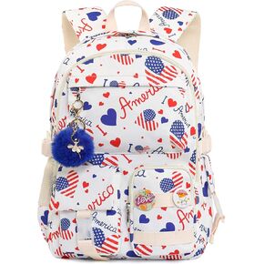 Hidds Laptop Backpacks 15.6 Inch School Bag College Backpack Travel Daypack Large Bookbags for Teens Girls Women Student (Beige)