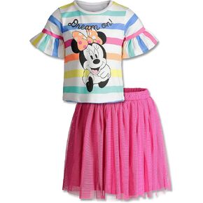 Disney Minnie Mouse Princess T-Shirt and Tulle Skirt Infant to Big Kid