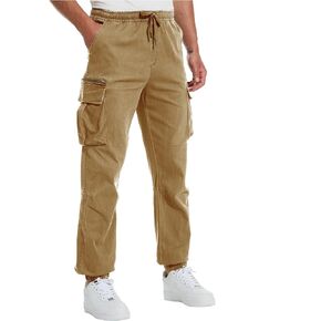 34"/36" Inseam Cargo Sweatpants Jogger Workout Pants for Tall Men