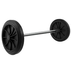 BBQ Accessories 1 Set Trash Can Replacement Wheel Garbage Bin Wheel Wastebasket Pulley Wheel Replacement Parts Garbage Can Pulley Trash Can Accessories Random Color Dolly Cart