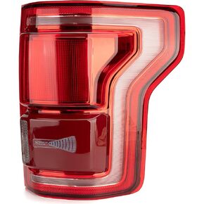 Tail Light Assembly Compatible With 2015-2017 Ford F150 Right Passenger Side LED Rear Brake Lamps With Blind Spot Replaces#HL3Z13404D (Module NOT Included)