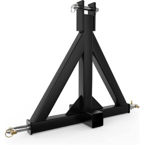 3 Point 2 inch Trailer Hitch Receiver Heavy-Duty for Category 1 Tractors Compatible with Kubota, BX, LM25H, WLM Tractor, NorTrac, Yanmar, Kioti, Cat, John Deere