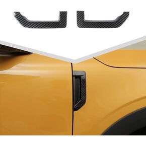 Compatible with Ford Bronco Sport 2021-2023, 2PCS Car Fender Side Vent Cover Exterior Trim Accessories (Carbon Fiber)