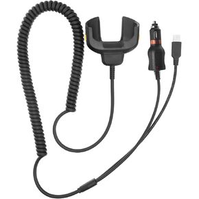 كابل شاحن USB سريع 2 في 1 للكمبيوتر المحمول Zebra TC77 TC70 TC72 TC75 - كابل شاحن سريع للسيارة متوافق مع ملحقات شاحن Zebra TC7X Android PDA - يستبدل CHG-TC7X-CLA1-01
