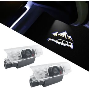 2 PCS LED Car Door Logo Lights Compatible for 4Runner 2010-present Courtesy Projector Laser Welcome Light Puddle Lamp Car Accessories (Second Hand, 4R 2010-present)