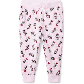 Janie and Jack Girl's Printed Minnie Mouse Joggers (Toddler/Little Kids/Big Kids) in Saudi Arabia