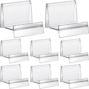 Weysat Purse Display Stand Clear Acrylic Handbag Stand Jewelry Wallet Displays Holder Organizer Acrylic Purse Rack for Closet
