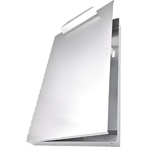11x17 Clipboard Aluminum Storage Box Featuring a High Capacity Clip