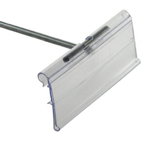 Azar 700841 1.25" x 3" Flip Scan Label Holder, 50 Pack