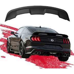 2015-2023 Mustang Ecoboost Spoiler Compatible with Mustang V6/V8/Shelby/GT/EcoBoost Coupe 2 Door Models GT 350 GT500 Style ABS Trunk Rear Spoiler Wing