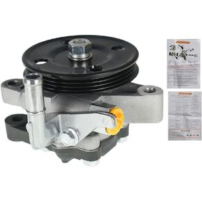 Power Steering Pump Replacement for Hyundai Elantra Sedan 2001-2006 Replacement for Hyundai Tiburon Coupe 2003-2008 571002D100 571002D150 571002D151