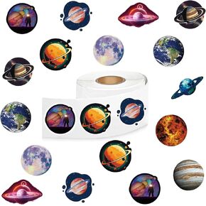 500 Pcs Wolf Animals Sticker Aesthetic Round Seal Label Self-Adhesive Stickers for Christmas Party Decoration for Scrapbooking Envelopes Water Bottles(Fashion Pattern 10)