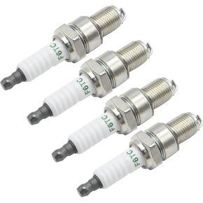 4Pcs F6TC Spark Plug Replacement for Bosch W6D W7D Spark Plug Replacement for Honda GX140 GX160 GX200 5.5hp 6.5hp Engine Generator Replace 98079-56841