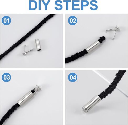 PAGOW Shoelace Tips Alloy Shoelace Head, Shoelace Heads and Cords End Metal Aglets Cylindrical Replacement Head in Saudi Arabia