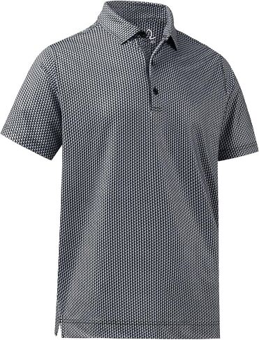 DEOLAX Mens Polo Shirts Fashion Print Mens Golf Shirt Dry Fit Mens Golf Polo Short Sleeve Quick Dry Funny Golf Shirt for Men in Saudi Arabia
