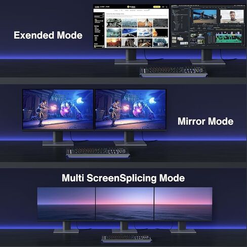كابل منفذ عرض معتمد من IVANKY VESA 2.1، كابل DP 16K [16K@60 هرتز، 8K@120 هرتز، 4K@240 هرتز]، كابل DisplayPort 2.1 بسرعة 80 جيجابت في الثانية يدعم HDR10، HDCP، ثلاثي الأبعاد، DSC 1.2a، شاشة ألعاب متوافقة، تلفزيون، رسومات (6.6 قدم) in Kuwait
