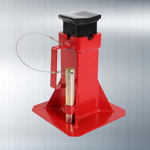 TCE ATZ120005U Torin Heavy Duty Car Jack Stand with Lock, 12 Ton (26,400 lb) Capacity, Red, 1 Pair in Saudi Arabia