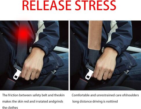 غطاء حزام مقعد السيارة من جلد الغنم الصناعي الناعم، وسادة كتف لحزام الأمان التلقائي، ملحقات داخلية للسيارات، وسادة عالمية لأشرطة حقيبة ظهر الكاميرا للمركبات، قيادة مريحة (أسود) in Kuwait