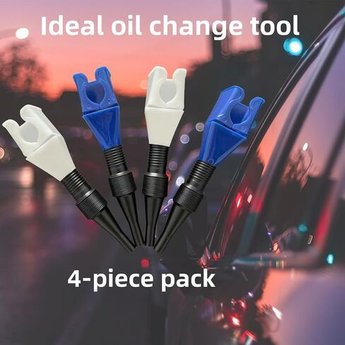 Funnels for Automotive Use,4pcs Retractable Auto Fuel Funnel,Snap on Oil Funnel for Oil Change and Cars with Water,Gasoline,Coolant in Saudi Arabia