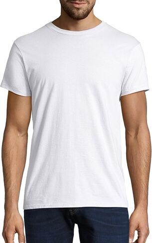 Hanes mens Nano Premium Cotton T-shirt (Pack of 2) in Saudi Arabia