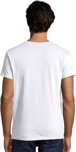Hanes mens Nano Premium Cotton T-shirt (Pack of 2) in Saudi Arabia