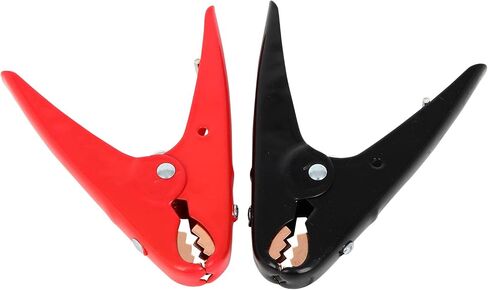 SCITOO Jumper Cable Clamps 2PCS الثقيلة معزولة الببغاء كليب البلوز المشبك، استبدال كابل الداعم مع 600 أمبير تصنيف الببغاء المشبك مجموعة للسيارات السيارات قارب الأحمر والأسود، ETL / CETL المدرجة in Saudi Arabia