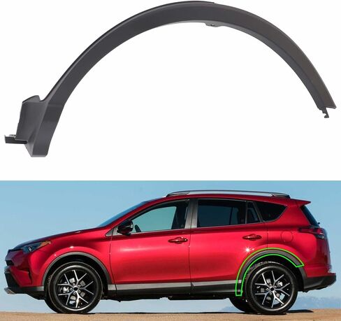 حافة صب العجلة الجانبية للباب مناسبة لـ RAV4 2016 2017 2018 لاستبدال 75606-0R060 (الجانب الأيسر الخلفي) in Saudi Arabia