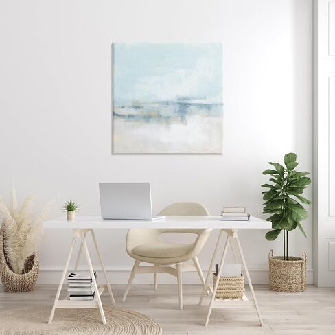 Stupell Industries Abstract Cloudy Landscape Blue Fog Canvas Wall Art, Design by June Erica Vess in Saudi Arabia