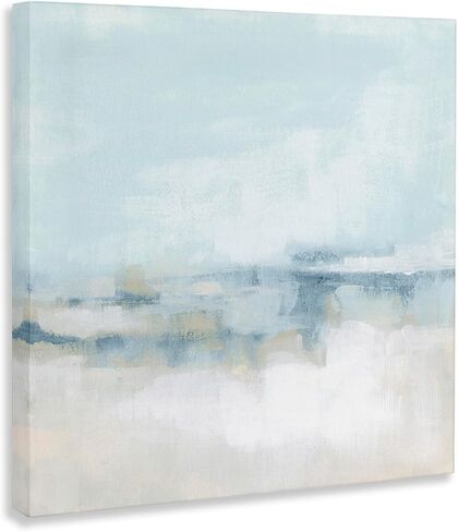Stupell Industries Abstract Cloudy Landscape Blue Fog Canvas Wall Art, Design by June Erica Vess in Saudi Arabia