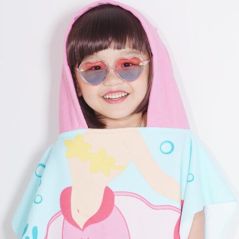 3 Pieces Kids Heart Shaped Sunglasses Stylish Cute Bee Sunglasses for Toddler Girls Age 3-10 Outdoor Beach Eyewear in Saudi Arabia
