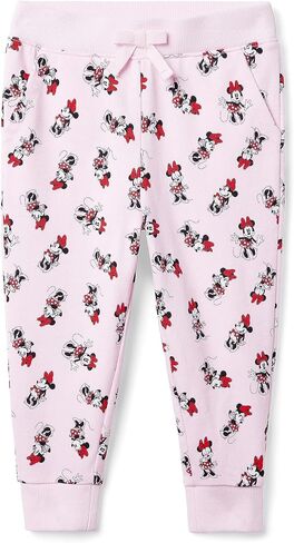 Janie and Jack Girl's Printed Minnie Mouse Joggers (Toddler/Little Kids/Big Kids) in Saudi Arabia